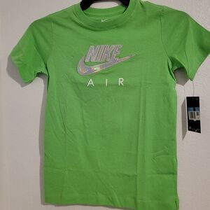 NIKE AIR  Girls Tee Green Medium 172